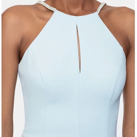 Xscape Evening Kyhle Rhinestone Trim Mermaid Gown 4 NEW $278 - Picture 2 of 10